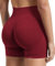 ZAAYO Damen Sport Shorts Hidden Scrunch Workout Auswirkungen Short 4.5 Scrunch Butt Lifting Gym Short Nahtlose Booty Biker Shorts Rot L