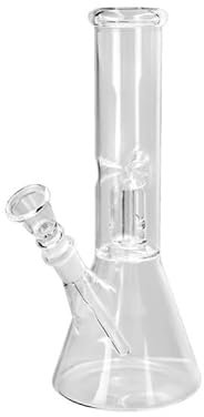 ZNDG Kolben Glasbong ICE mit Perkolator 22cm Hohe Wasserpfeife