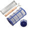 Fauhapyway Purificador solar de piscina ionizador de cobre, con componentes de perilla de resorte de filtro para piscina interior y exterior spa