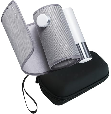BUNDLE Withings BPM Core + Reiseetui – Verbundenes Blutdruckmessgerät mit Elektrokardiogramm und elektronischem Stethoskop – Wi-Fi- und Bluetooth-Synchronisierung – Reiseetui