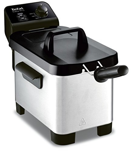 Tefal FR331070 friggitrice Semi-Pro Easy PRO 3L zona fredda e coperchio portaoggetti grigio/nero