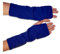 Posh Gear Damen Alpaka Handstulpen aus 100% Alpakawolle, blau