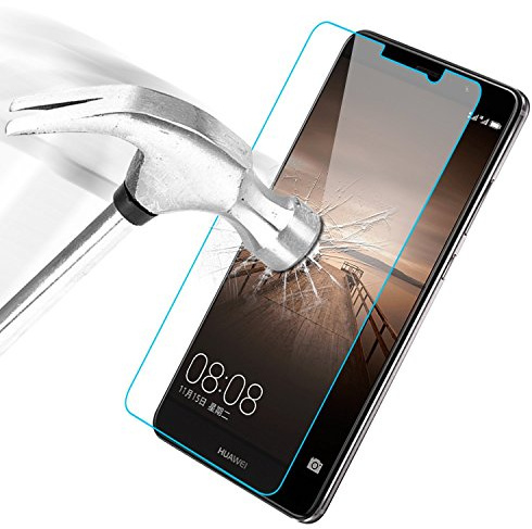 COPHONE® 2 Stück Panzerglas Panzerfolie für Huawei Mate 9, Premium Displayschutzfolie stoßfest und bruchfest, Anti-Fingerabdruck, abgerundete Kanten, Härtegrad max. 9H, 2,5D
