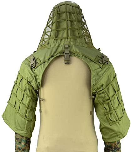 LytHarvest Ghillie Suit Foundation by, Tactical Sniper Coats/Viper Hoods (Army Green)