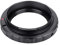Bindpo T/T2-EOS Objektiv Adapterring, Aluminium Objektiv Konverter für alle T/T2 Mount Mikroskop Teleskopobjektive für Canon EOS 100D 300D 350D 300D 350D 400D 450D 500D usw.