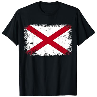 Drapeau de l'Alabama T-Shirt