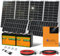 ECO-WORTHY 1200W 24V Solar Power System 4.8kWh/Day with Battery and Hybrid Solar Inverter for Home Shed RV: 6pcs 195W Solar Panels+ 2pcs 100Ah Lithium Batteries+ 3000W 24V Hybrid Inverter