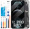 OLED For iPhone 12 PRO MAX LCD Screen Replacement for IPHONE 12 PRO MAX 6.7inch LCD Display Touch Panel Digitizer Matrix Full Glass Assembly with Free Tools