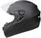 Zorax ZOR-819 Mattschwarz XL (61 cm) Integral-Motorradhelm Motorradhelm, ECE 2206-Zulassung