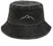 Malaxlx Unisex Berg Schwarz Fischerhut Bucket Hat Sonnenhut Sommerhut Strandhut Fischerhüte Draussenhut Faltbarer Anglerhut Freizeithut for Damen Herren
