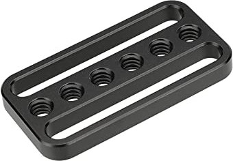 CAMVATE Placa de extensión Universal para Queso de 1/4 a 20 Puntos de fijación para la configuración de Accesorios fotográficos – 3101