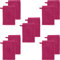 Erwin Müller Waschhandschuh 10er-Pack, Serie Heidenheim 100% Baumwolle -Fuchsia Größe 15x21 cm - schnell trocknend und extra saugstark, kuschelweich, voluminöse Spitzenqualität