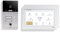 GVS - IP Video Türsprechanlage 2-Familienhaus mit Türöffner (RFID & Fingerprint), HD Kamera, 2X 10 Zoll Monitor & App - Smarte Video Türklingel mit Kamera & Gegensprechanlage (AVS5432U)