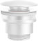 IMEX - Valvula de Click Clack Apta para lavabos y bides, Desagüe Lavabo Fácil instalación Tapones de Desagüe Lavabo, Universal con o sin Rebosadero, Pop-Up Blanco Mate - VCC007