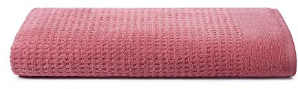 Sweet Home - Badetuch mit Waffelstruktur 70 x 140 cm, aus Reiner Zero-Twist-Baumwolle - Dusty Cedar