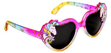 Eyelevel Unicorn Kids Sunglasses for Girls 5-10 Years with Multicoloured Frame - 100% UVA/UVB Protection