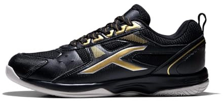 Hundred Herren HBFS-2M153-1-5 Sneaker, Black/Gold, 39 EU
