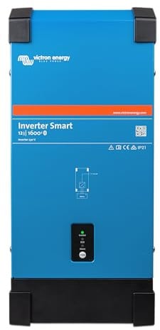 Victron Energy Inverter Smart 12/1600 230V – Reiner Sinus-Wechselrichter mit Bluetooth, 12V