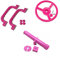 Climbing Frame Accessories Pink Bundle Telescope Steering Wheel Grab Handles