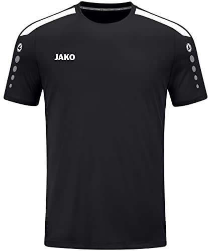JAKO Power Trikot Kids schwarzweiss, 164 Kinder
