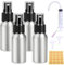 Nuts OT nuts Sprühflasche 50ml Klein 4 Stk Spray Bottle Aluminiumlegierung Zerstäuber Mini Leer Sprühflaschen zum Befüllen Pumpflasche für Wasser Parfüm Kosmetik Flüssigkeit Ätherisches Öle