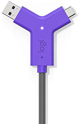 Logitech USB-Kabel・USB Typ A (M) zu USB-C (M) (952-000032)