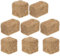 Toyvian 8 Stücke Strohballen Heuballen Futterset Spielzeug Bauernhof Zubehör Hamster Kaninchen Meerschweinchen Stroh Puppenhaus Zubehör Mini Gartenwerkzeug Micro Landschaft Miniatur Deko