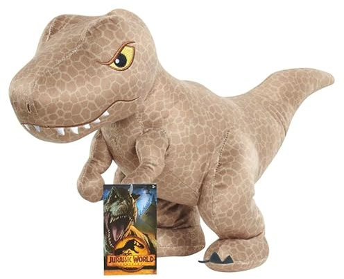 Jurassic World Tyrannosaurus Rex Plüschtier für Kinder ab 3 Jahren, groß, 30,5 cm