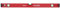 GEPCO Wasserwaage Industrie 30-180 cm Aluminium 1.2 mm Richtwaage Messwaage Bauwaage 3 Libellen Messtoleranz: 0,5mm/m 80 cm