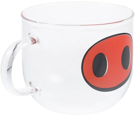 Luxshiny Funny Pig Nose Trinkbecher Aus Glas Klarer Kaffeebecher Für Zuhause Büro Und Partys Elegantes Design Langlebig Leicht Zu Reinigen Für Getränke Aller Art