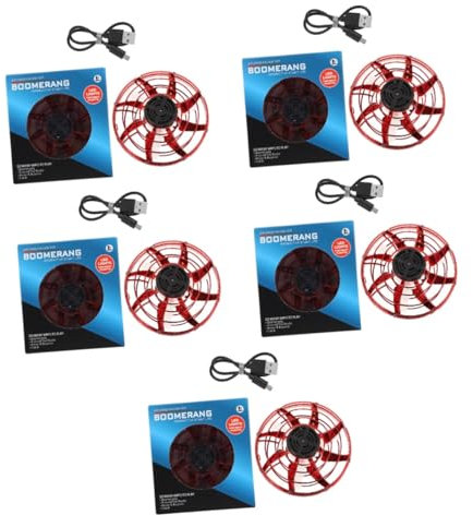 BESTonZON 5 STK Fingerspitze Fliegende Untertasse Mini-Drohne außerhalb Kinderspielzeug Gyroskop Spielzeuge Intelligenzspielzeug interaktives Spielzeug draussen Kreisel Modell UFO Plastik