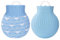Lvefyti Wärmflasche Klein,Mini Wärmflasche mit Bezug,240ML Auslaufsichere Wärmeflasche,Weiche Flauschig Wärmeflasche zur Schmerzlinderung,Gummi Wärmeflasche,Handwärmer für Kinder Erwachsene(Blau)