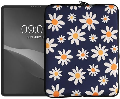 kwmobile Funda de Neopreno con Cremallera para Tablet - Estuche Protector Universal 13 Tablet Resistente al Agua