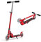 GOPLUS Roller Kinder ab 4 Jahre, Scooter Kinder mit LED Rädern und Hinterradbremse, Tretroller Kickscooter höhenverstellbar klappbar bis 70 kg belastbar für Mädchen Jungen (Rot)
