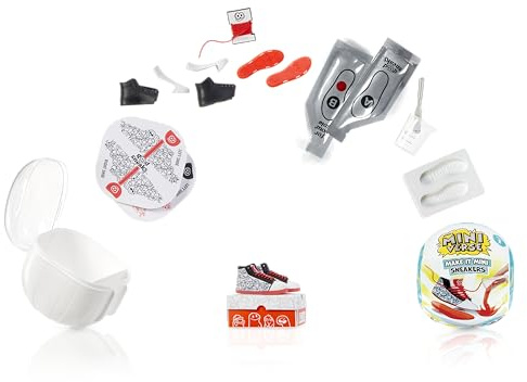 MGA's Miniverse Make It Mini Sneakers Mini Collectibles -Sammlerstücke in Geheimnisvoller Blindverpackung, DIY, Basteln, Nachbildungen, Mode, Sneakers, Nicht ESSBAR - Für Sammler ab 8 Jahren