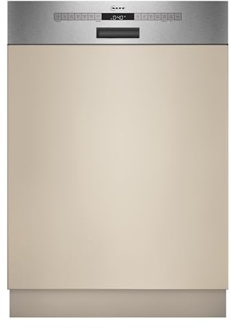 NEFF N 50 Smarter Teilintegrierter Geschirrspüler 60 cm S145HTS06E | Flex I Korbsystem für eine praktische Beladung, Chef 70 °C gegen hartnäckige Reste, Programme Download, Aqua Stop Schutz