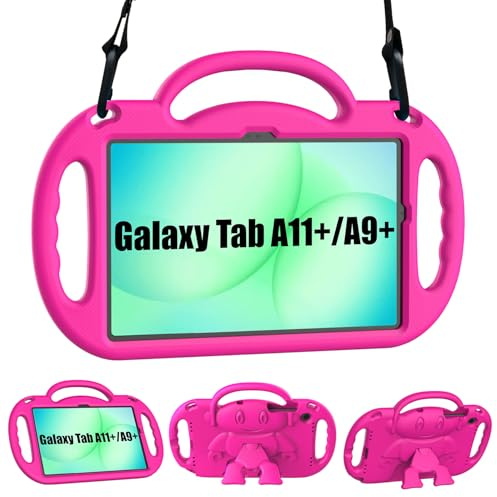 Sanyetral Funda Niños para Samsung Galaxy Tab A11+/A9+ Rosa