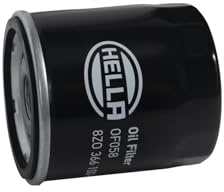 HELLA 8ZO 366 100-581 Ölfilter OF058 - Anschraubfilter | 8ZO 366 100-581 passend für Gs Ls Rx Sc Avalon Camry Dyna Fj