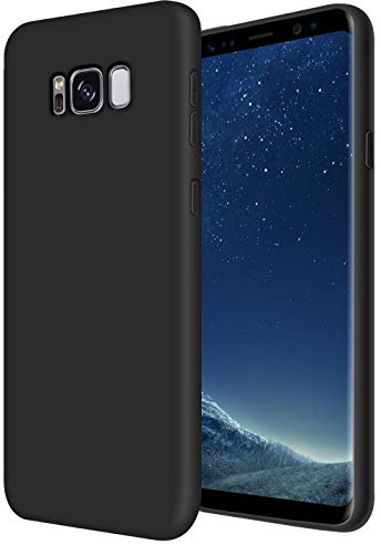 CoolGadget TPU Handyhülle für Samsung Galaxy S8 TPU Hülle, Flexible Soft Case mit Stoßschutz & klarem Design, kompatibel mit Samsung Galaxy S8 (5,8 Zoll), Schwarz