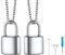 U7 Cremation Jewellery Lock Pendant Necklace Womens Mens Stainless Steel Ashes Urns For Human Remains Adult Necklaces
