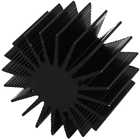 Ruilogod 36mm x 22mm Sonnenblume 1-3W LED-Licht-Kühlkörper-Aluminium-Kühlflosse