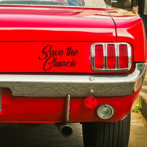 myrockshirt Oldtimer Save the Classics 15 cm Klassiker Aufkleber Sticker Autoaufkleber Größe+Farbe anpassbar!
