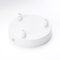Canopée avec 3 sorties de câble (diamètre 120 mm), auvent de plafond pour suspension en métal, blanc