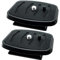 IOUALEY 2 Pack 43mm Tripod Quick Release Plate Camera Mounting Adapter, QR Ball Head Parts Replacement for Torjim 60-Inch AX60, Endurax 66'' ETR66 Mount 1 11/16'', Black