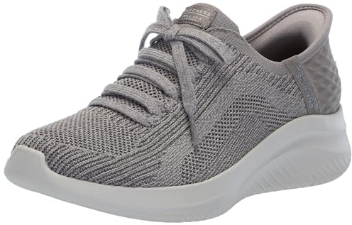 Skechers Women's Martha Stewart Ultra Flex 3.0 Slip-ins-Daylight Sneaker, Taupe, 6