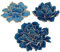 BENECREAT 3 pieza 3 estilos Coser En Parches Florales de Peonía, Tela Bordada con Apliques de Flores para Ropa DIY, Chaquetas, Pantalones, Mochilas, Sombreros, Reparación de Costura Artesanal