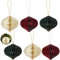 HGSHUO Wabenbälle Weihnachten Deko Wabenball Papier Weihnachtsbaum Deko Weihnachtskugeln Weihnachtsanhänger Honeycomb Balls Christmas Decorations Honeycomb Balls Weihnachtsdeko