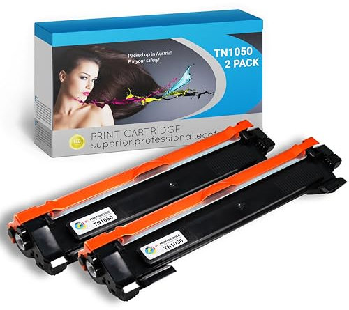 IPA Printservice TN1050 Doppelpack (2 Schwarz) – Kompatibler Toner für Brother MFC 1810, DCP 1610, HL 1110 zuverlässigen Druck
