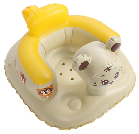 Aufblasbarer Babysitz, Babystützsitz, Baby-Kleinkindstuhl, Klappbarer Kleinkindsitz, Badestuhl, Belüfteter Babysitz, Stuhl, Rückenlehne, Sofa für Pool, Badewanne