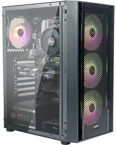 CoolPC PC de Sobremesa Puma Nvidia Geforce RTX 4060 AMD Ryzen 5 AMD Ryzen 5 5500U 16 GB RAM 500 GB SSD